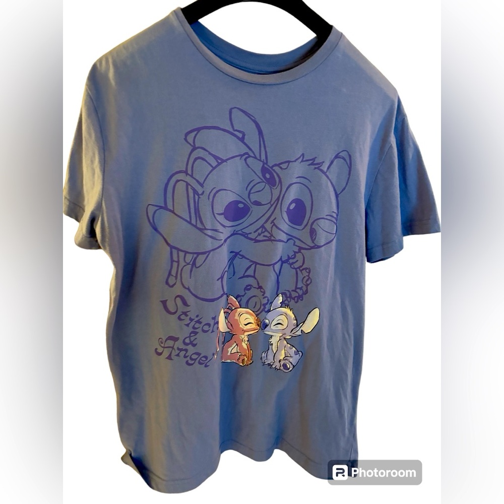Disney purple stitch shirt